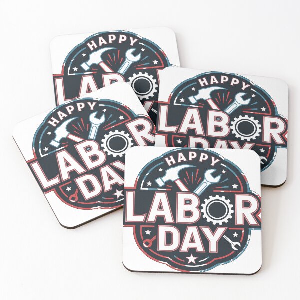Item preview, Happy Labor Day Vintage Industrial Design designed and sold by HahaHandlesHub.