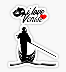 I LOVE VENICE Sticker