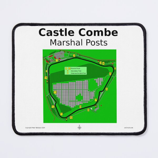 Item preview, Castle Combe Circuit with Marshal Posts designed and sold by ukCircuits.net.