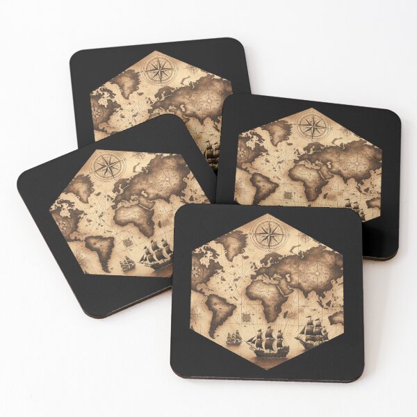 Item preview, Vintage Pirate Map designed and sold by AbsoluteA.