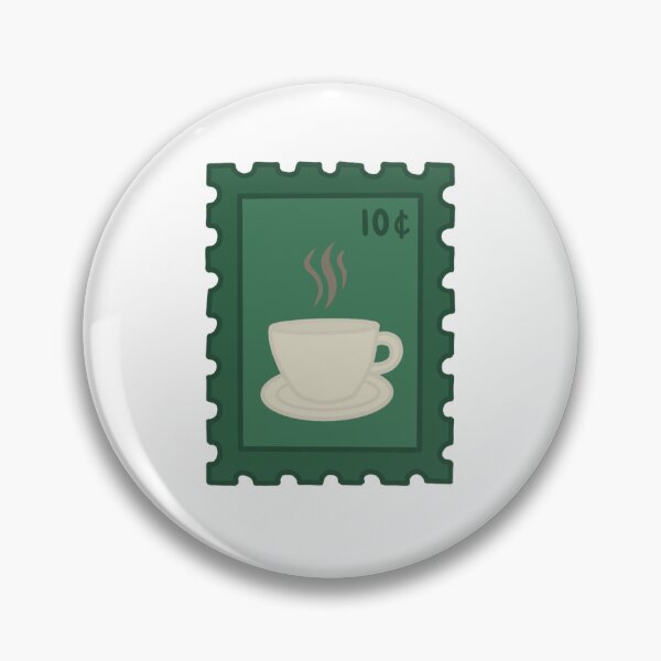 Item preview, green coffee stamp designed and sold by my-wee-shoppe.