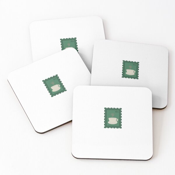 Item preview, green coffee stamp designed and sold by my-wee-shoppe.