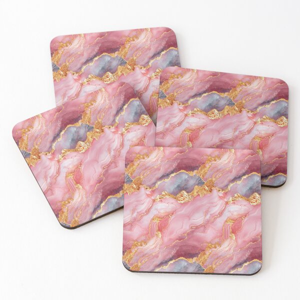 Item preview, Luxurious Pink and Gold Marble designed and sold by nshaltiel.