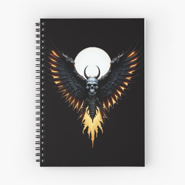 Item preview, Horned Winged Creature with the Moon designed and sold by DeeperDowntrh.