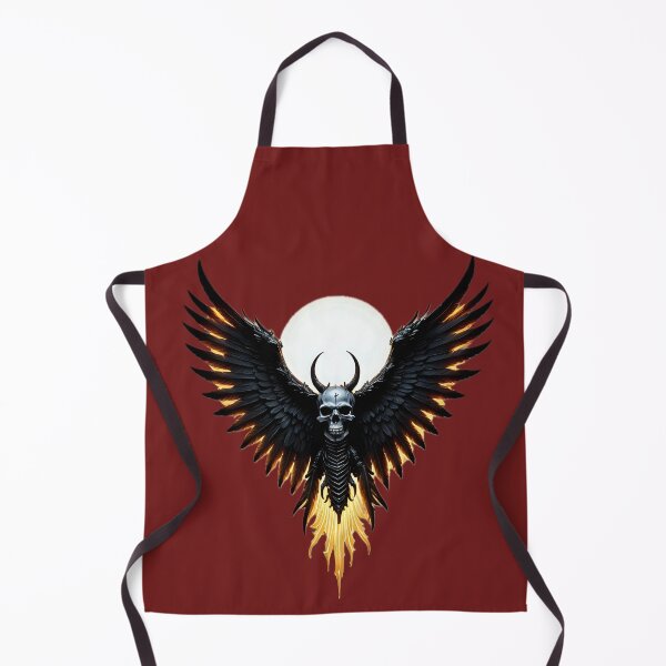 Item preview, Horned Winged Creature with the Moon designed and sold by DeeperDowntrh.
