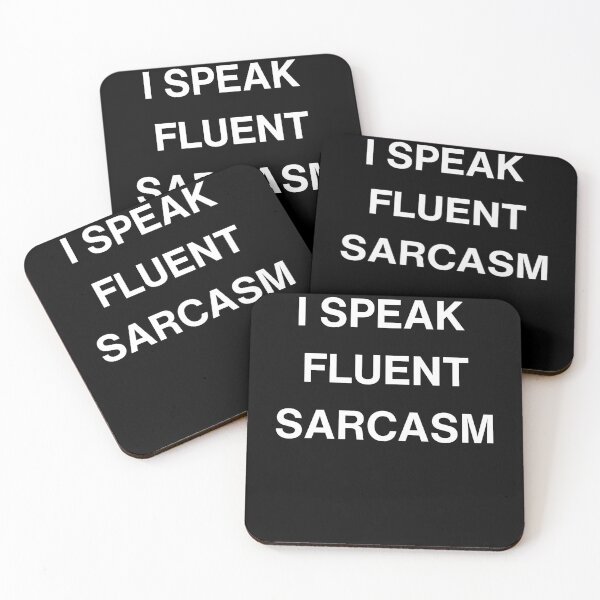 Item preview, I Speak Fluent Sarcasm - Funny T-Shirt designed and sold by Kamal Khajeb.