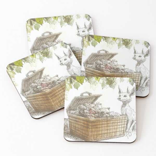 Item preview, picnic de zorros designed and sold by PricklyPeanut.