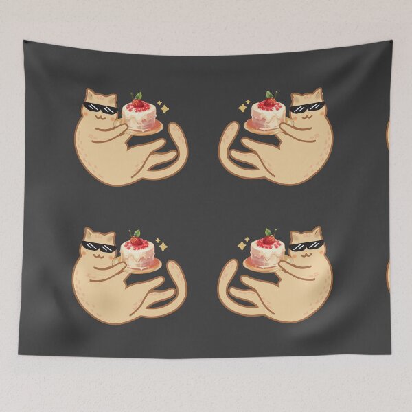Item preview, fat cat designed and sold by AN3CAFE.