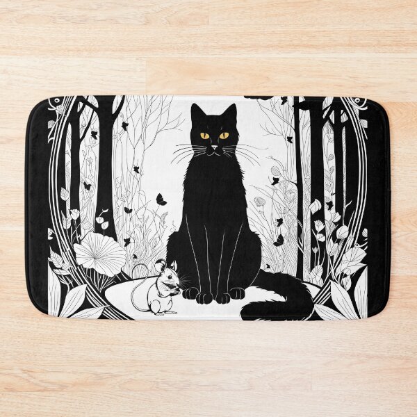 Item preview, Cat and Mouse Friends in the Forest designed and sold by Glimmersmith.