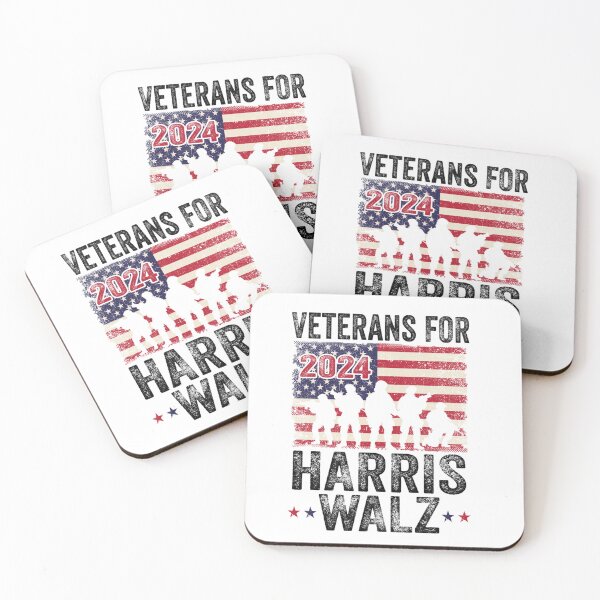 Item preview, Harris Walz 2024 American Flag Distressed Tee designed and sold by iam8lu3.