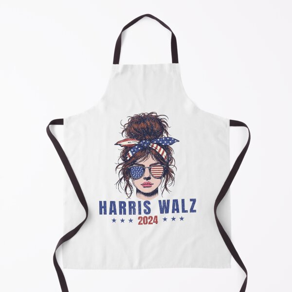 Item preview, Harris Walz 2024 American Flag Messy Bun designed and sold by iam8lu3.