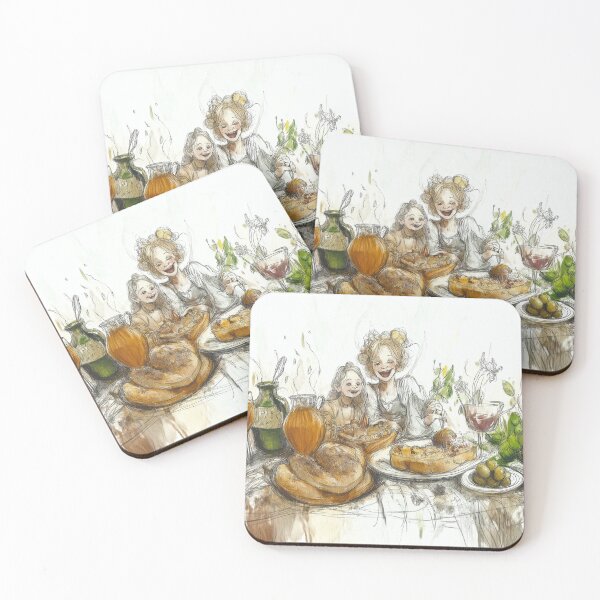 Item preview, whimsical picnic designed and sold by PricklyPeanut.