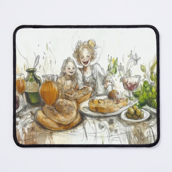 Item preview, whimsical picnic designed and sold by PricklyPeanut.