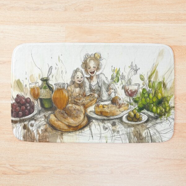 Item preview, whimsical picnic designed and sold by PricklyPeanut.