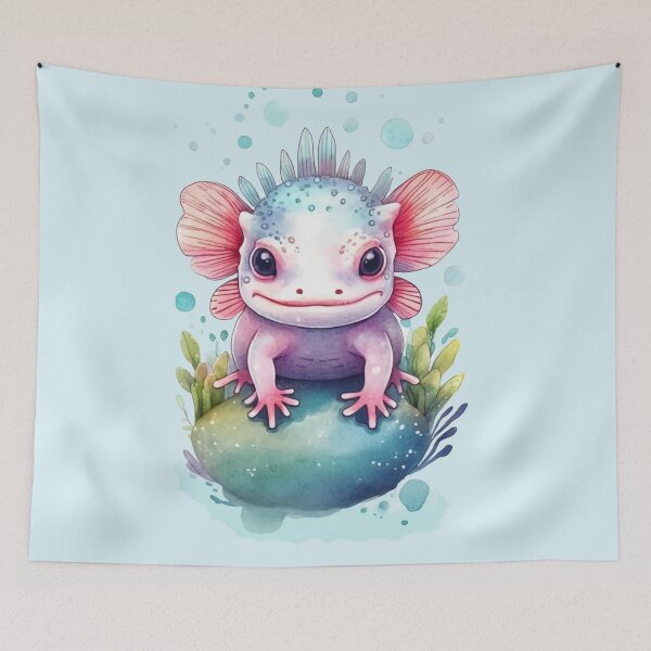Item preview, Smiling Axolotl designed and sold by MystAvalon.