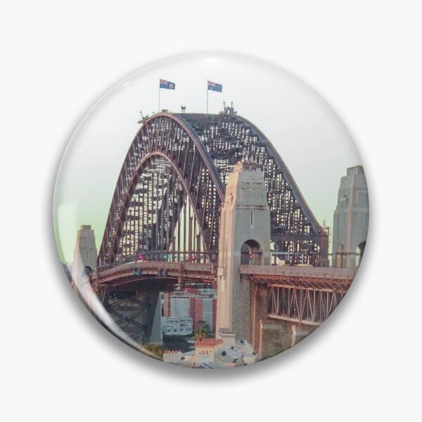 Item preview, Sydney Harbour Bridge at sunset designed and sold by numberchic.