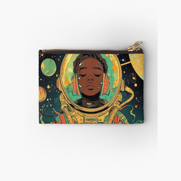 Item preview, Space Guardian Astronaut Boy meditating in space designed and sold by BeatnikBuddha.