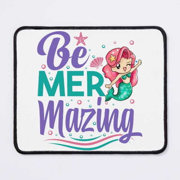 Item preview, Be mermazing cute mermaid designed and sold by CharmSpell.