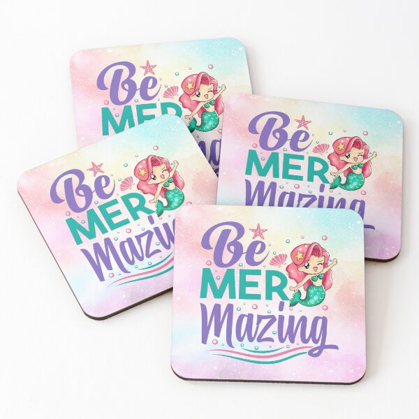 Item preview, Be mermazing cute mermaid designed and sold by CharmSpell.