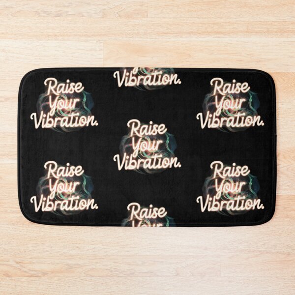 Item preview, Raise your vibration neon mindfulness black designed and sold by Newhyperion.