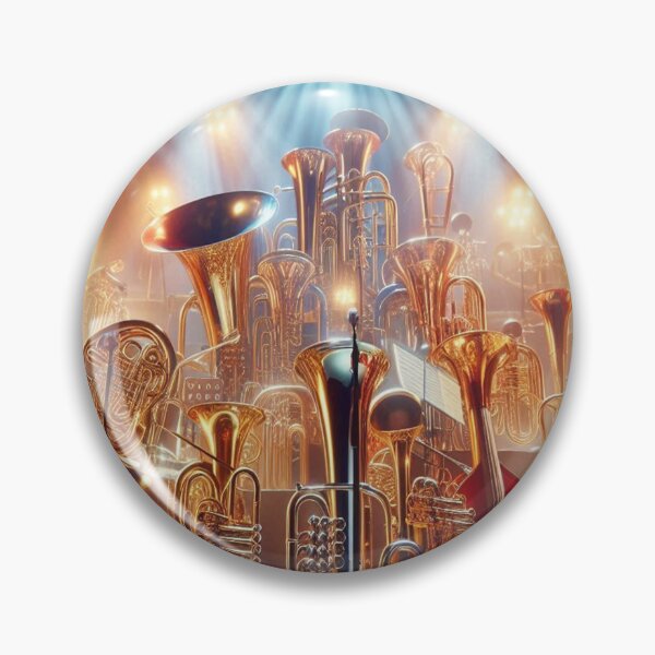 Item preview, Brass & String In The Spotlight AI Generated designed and sold by BrightrDayMusicArt.