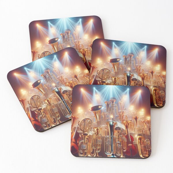 Item preview, Brass & String In The Spotlight AI Generated designed and sold by BrightrDayMusicArt.