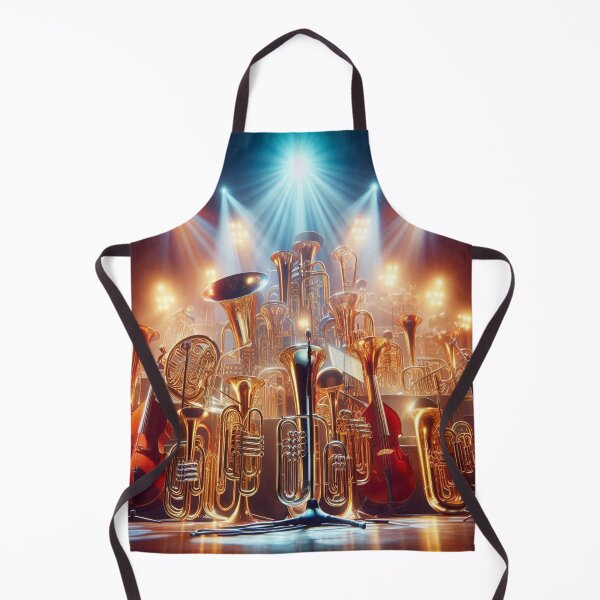 Item preview, Brass & String In The Spotlight AI Generated designed and sold by BrightrDayMusicArt.