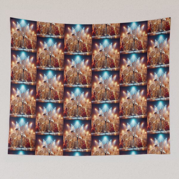 Item preview, Brass & String In The Spotlight AI Generated designed and sold by BrightrDayMusicArt.