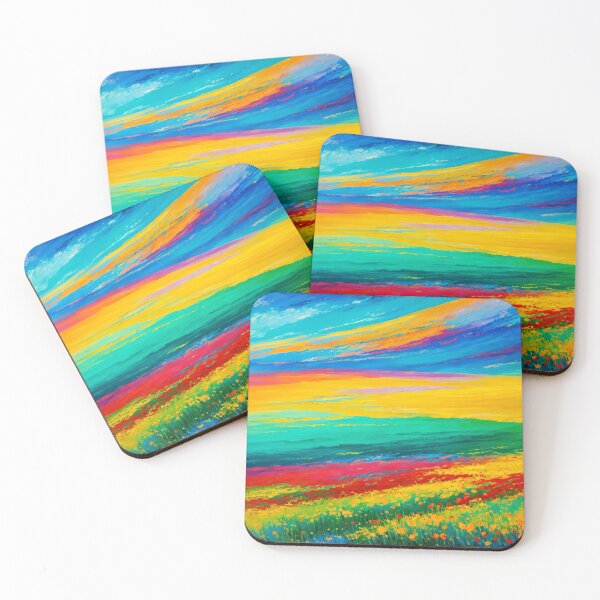 Item preview, Abstract Flower Field designed and sold by 4FlagsCreations.
