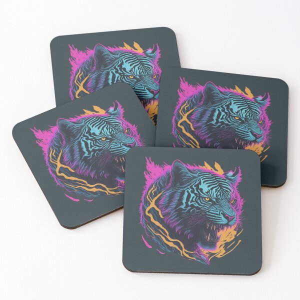 Item preview, Neon Roaring Tiger designed and sold by xelalex5.
