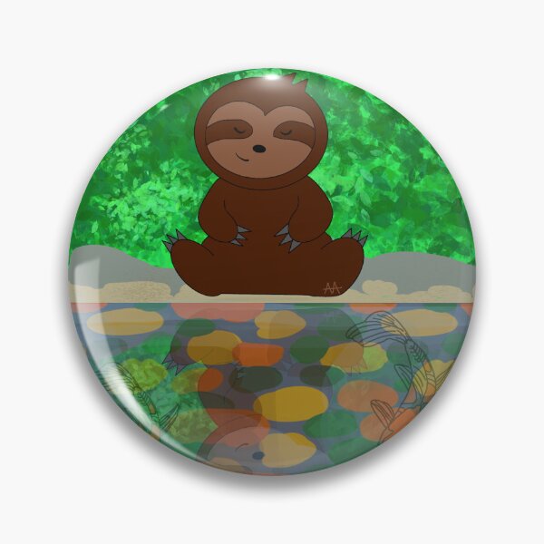Item preview, Meditating Sloth designed and sold by UnhrriedTrsrs.