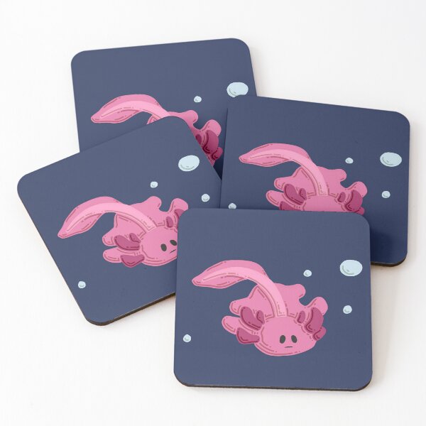 Item preview, Axolotl Swimming designed and sold by ToonyPineapple.