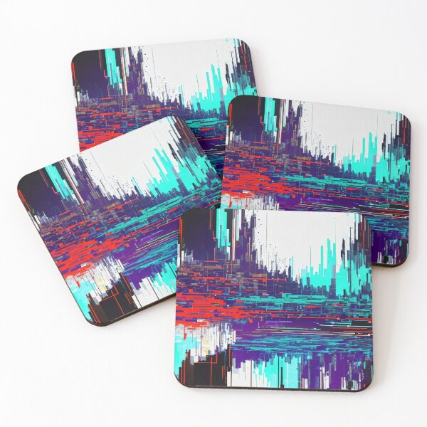 Item preview, Abstract Fragmented Reality Glitch designed and sold by 4FlagsCreations.