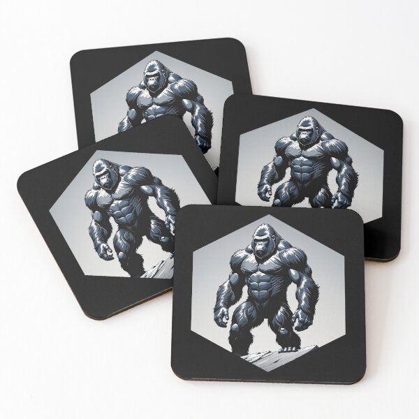 Item preview, Gorilla Superhero at the Slope designed and sold by AbsoluteA.