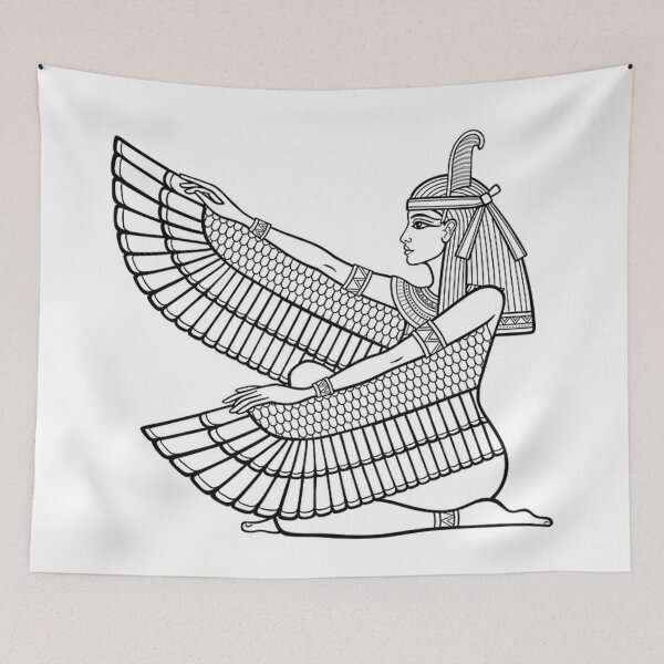 Item preview, Isis Goddess spreads her wings. designed and sold by jamiestarr.