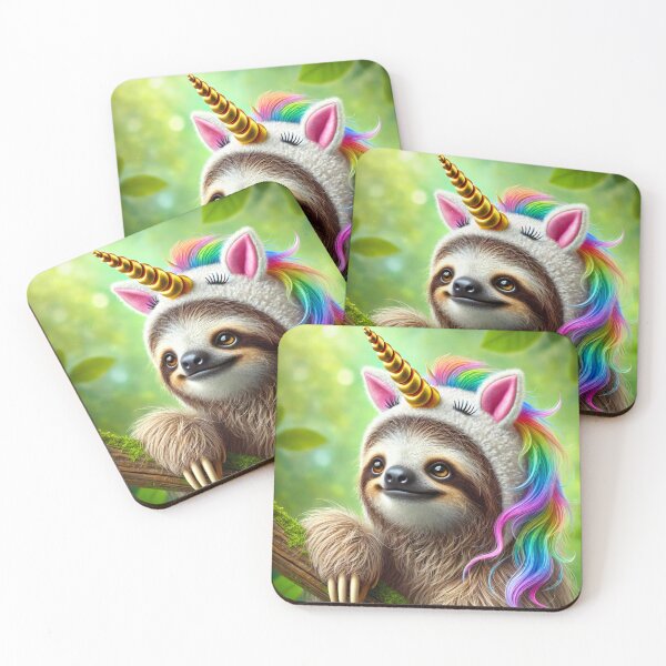 Item preview, Unicorn Sloth Happiness designed and sold by Dani Abbott.