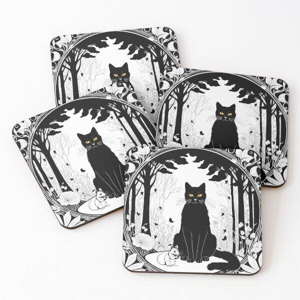 Item preview, Cat and Mouse Friends in the Forest designed and sold by Glimmersmith.