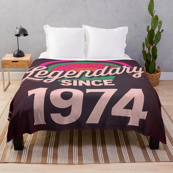 Item preview, Legendary Since 1974 Cool Birthday Quote designed and sold by TheArtOfPat.