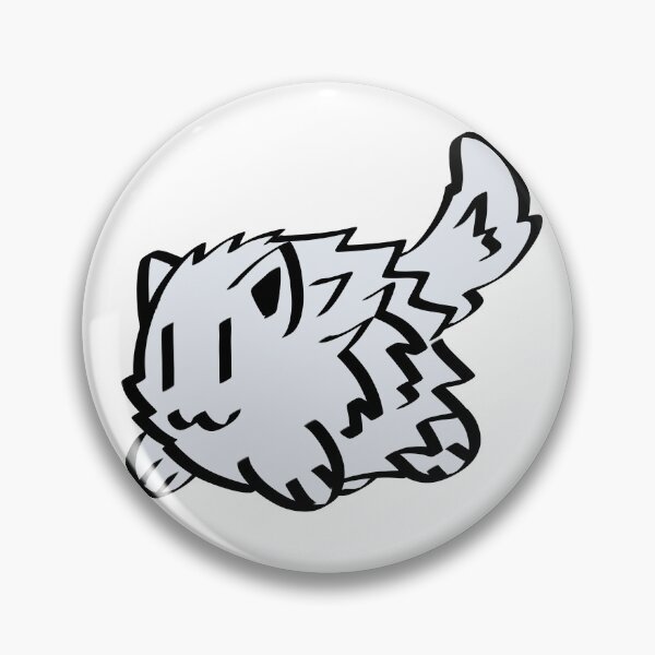 Item preview, Round white cat designed and sold by Dzhart.