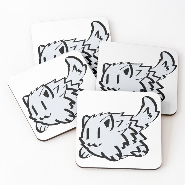 Item preview, Round white cat designed and sold by Dzhart.