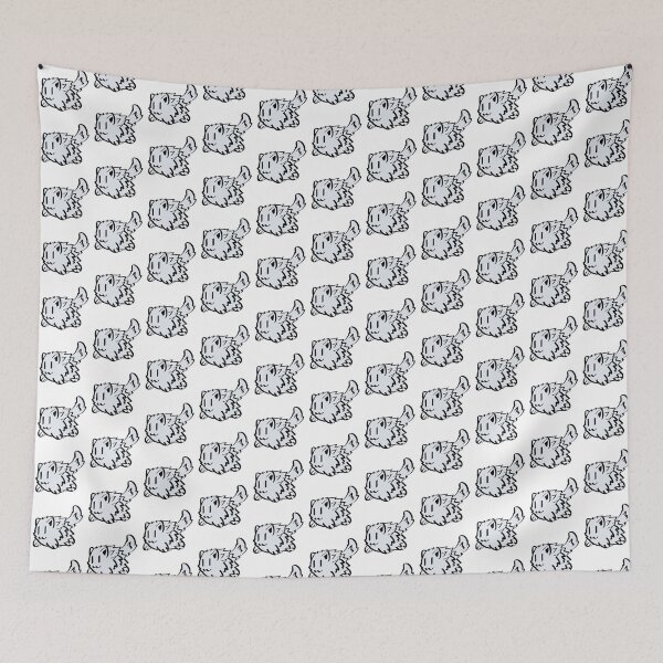 Item preview, Round white cat designed and sold by Dzhart.
