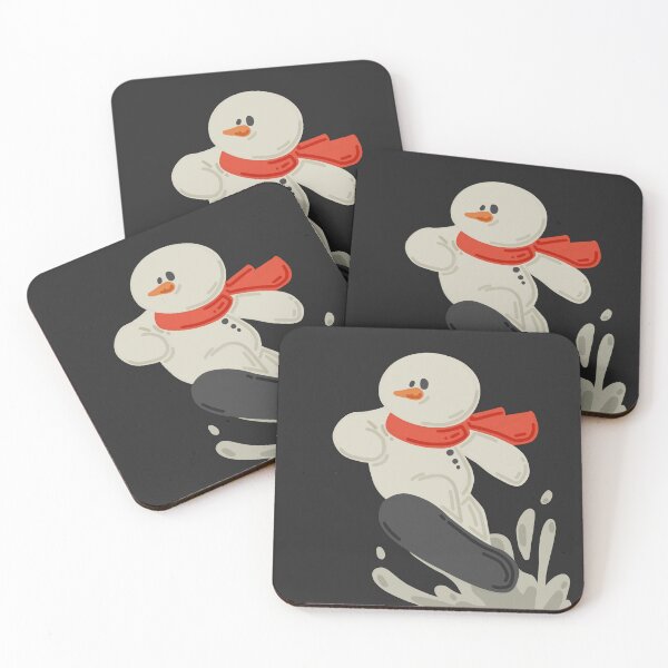 Item preview, Snowboarding Snowman designed and sold by ToonyPineapple.