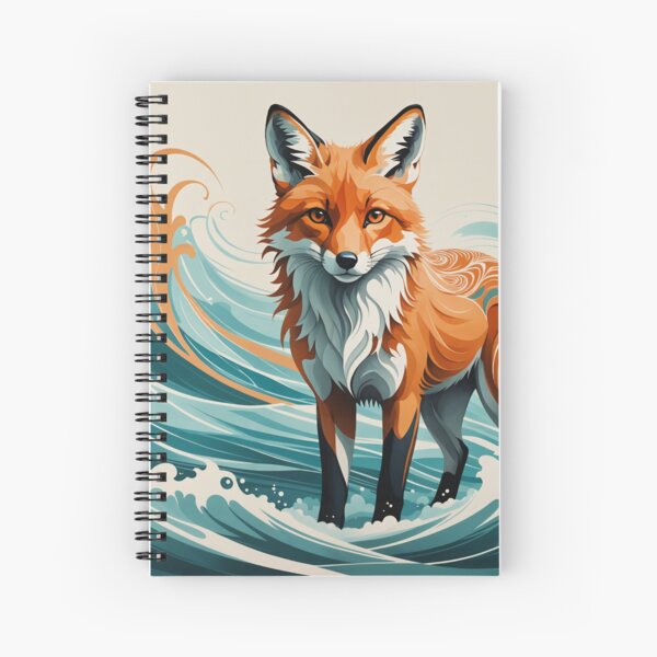 Item preview, Fox in the Waves designed and sold by 4FlagsCreations.