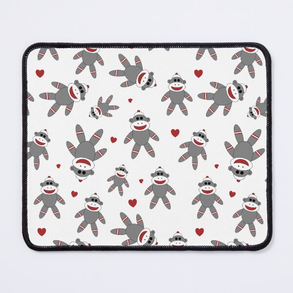Item preview, Cute Sock Monkey Pattern designed and sold by Orchard Berry.