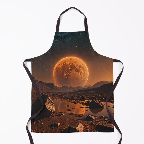 Item preview, Martian Moonrise designed and sold by 4FlagsCreations.