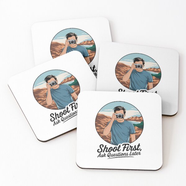Item preview, Shoot first, ask questions later (2) designed and sold by Black Sands Art.