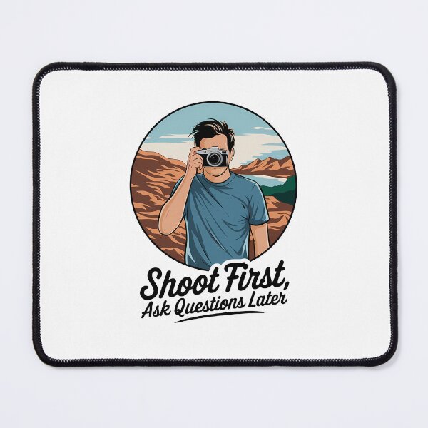 Item preview, Shoot first, ask questions later (2) designed and sold by Black Sands Art.