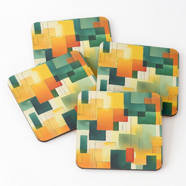 Item preview, Autumn Rectangles designed and sold by LivelaStudio.