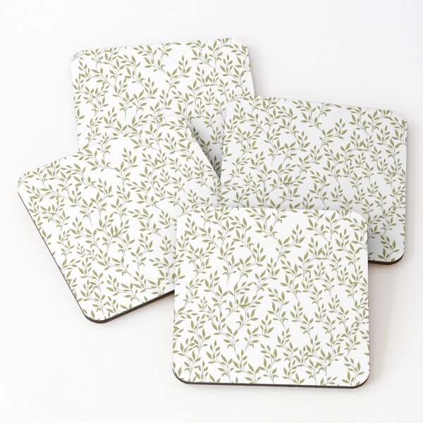 Item preview, Plants pattern - white designed and sold by Asmaa Abdul-Azim.