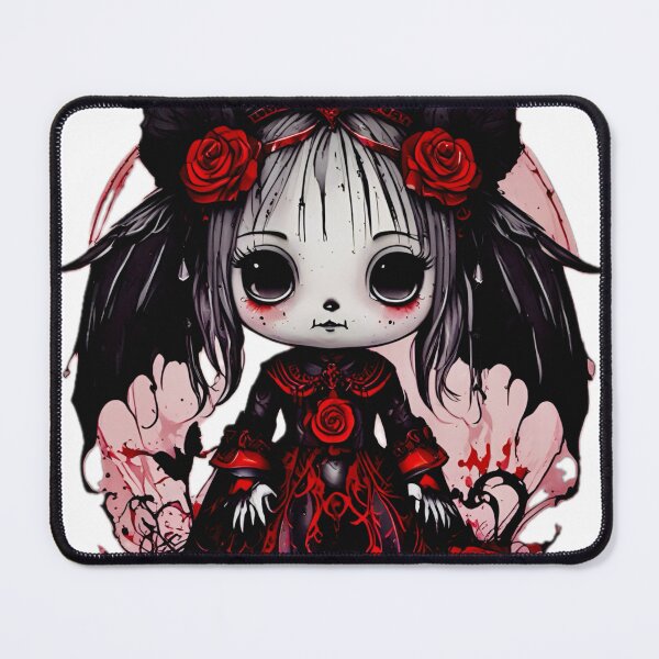 Item preview, The Girl with the Black Eyes - Goth Girl - Horror designed and sold by Blood-Stained.